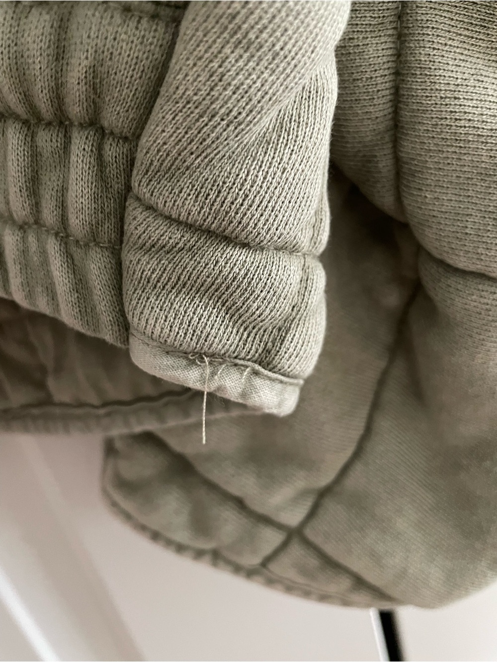 Free People Dolman Quilted Knit Jacket in Moss - Picture 15 of 16